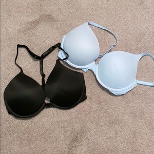 Set of 2 Pink Push-Up Bras (32-D)